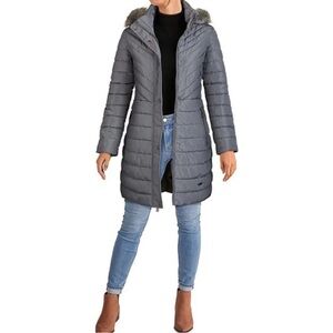 Kenneth Cole NY Gray Quilted Puffer NWOT